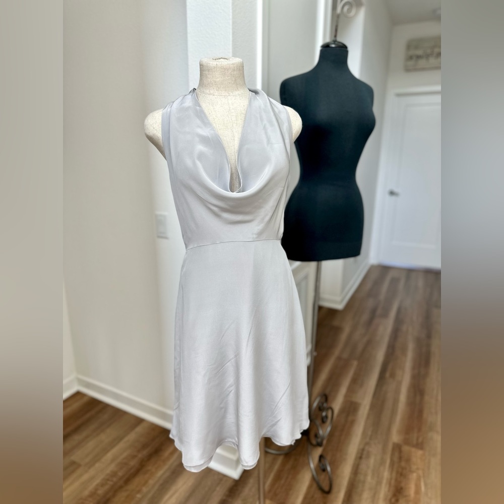 Custom Silk Charmeuse Dress